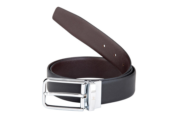 Leather Belt Double Sided - BL1001BKBR