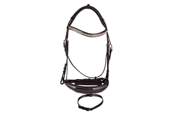 Rajat Full Size Bridle - Brown