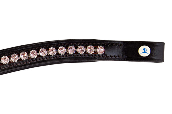 Rose Browband - Brown