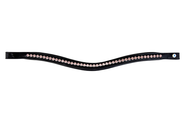 Rose Browband - Black