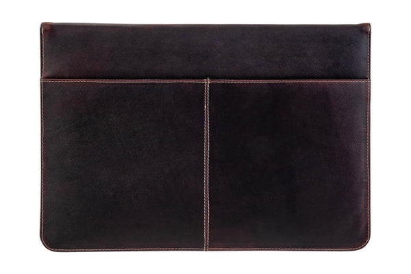 Leather Document A4/14" Laptop Folder - OF1001BR