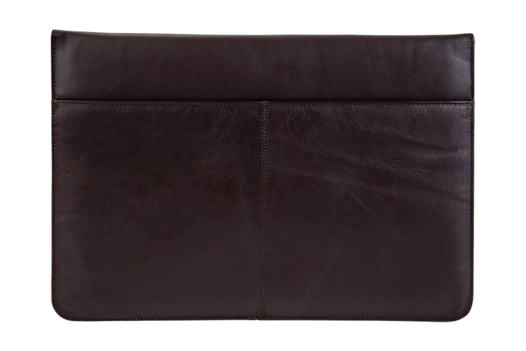 Leather Document A4/14" Laptop folder OF1002BR BluCactus01